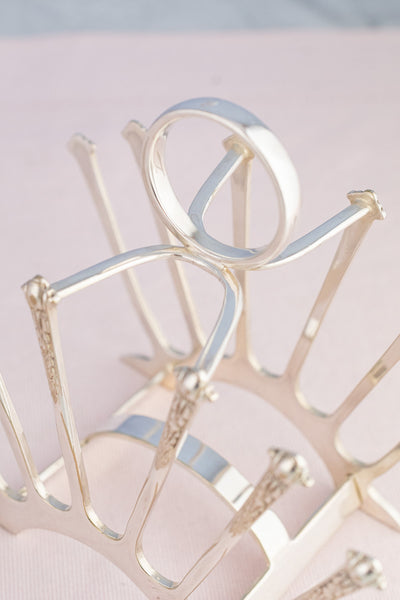 Antique English Silverplate Toast Rack