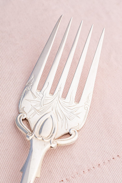 English Silverplate Fish Servers