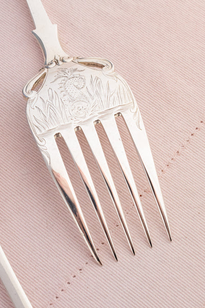 English Silverplate Fish Servers