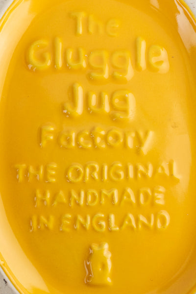 English Ceramic Fish Gluggle Jug