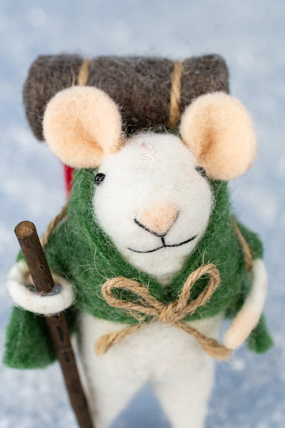 Hiking Henri Mouse Ornament