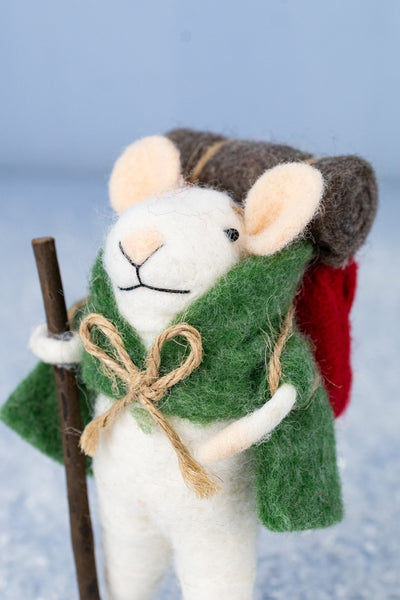 Hiking Henri Mouse Ornament