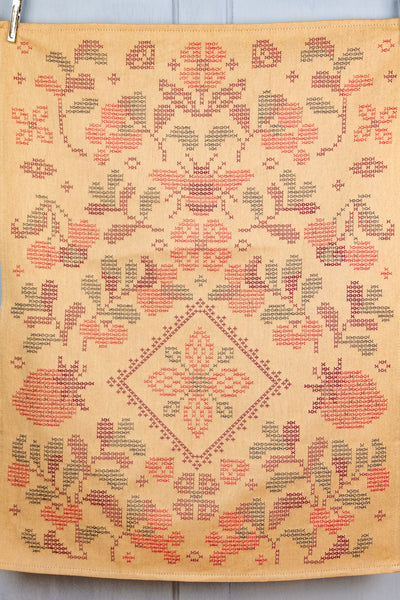 Fraisier Cross-Stitch Moutet Towel