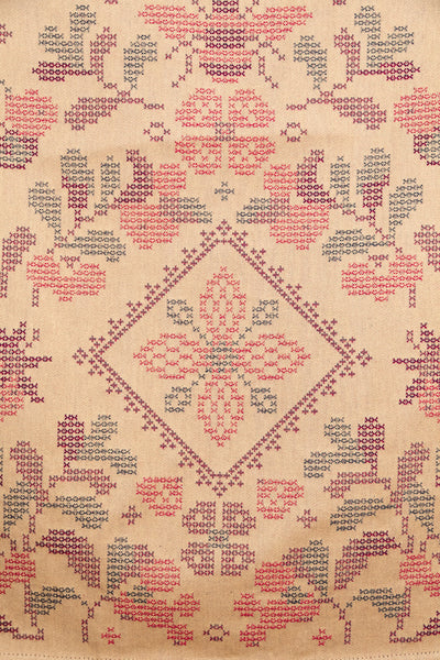 Fraisier Cross-Stitch Moutet Towel