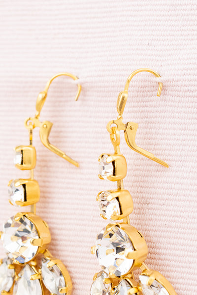 French Art Deco Crystal Earrings