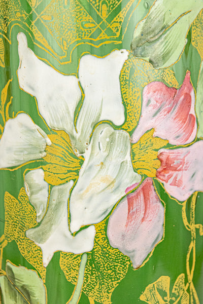 French Art Nouveau Lily Vase Pair