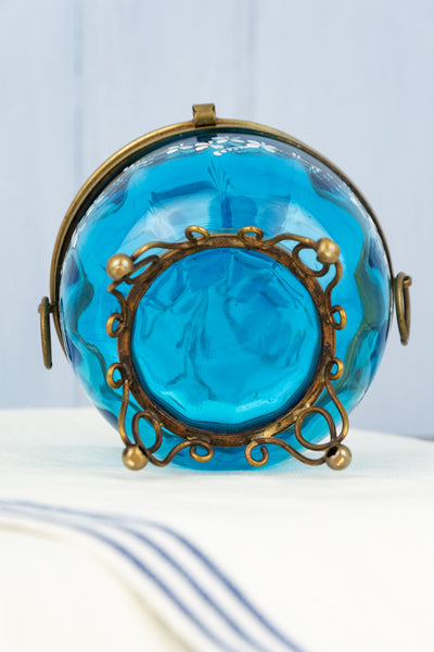 Antique French Art Nouveau Enameled Box