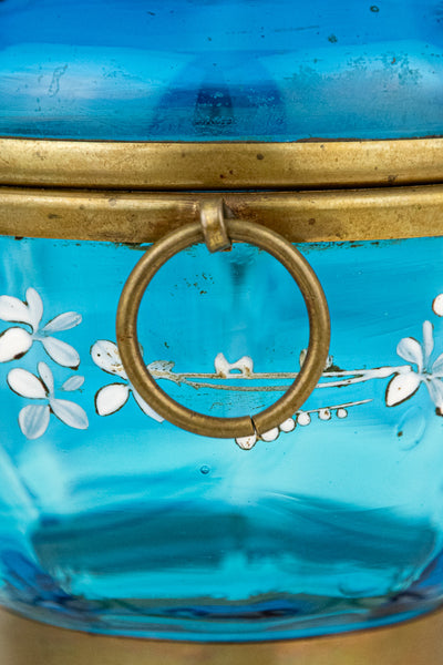 Antique French Art Nouveau Enameled Box