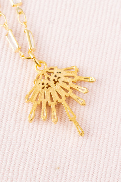 French Crystal Chain Necklace