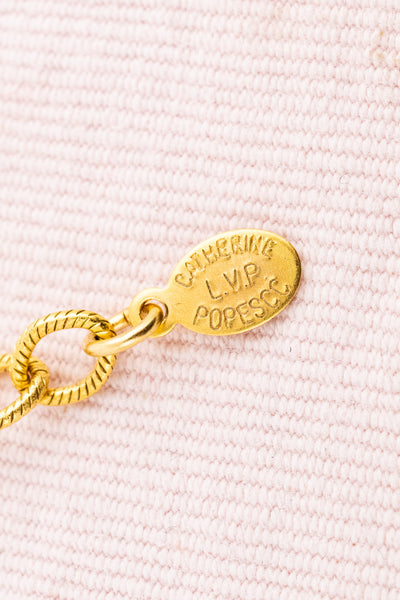 French Crystal Emerald Cut Cuff Bracelet