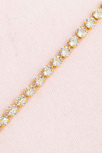 French Gold & Crystal Bracelet