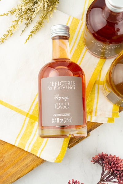 French Lavender, Rose and Violet Syrups