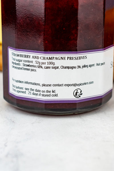 French Strawberry and Champagne Preserves