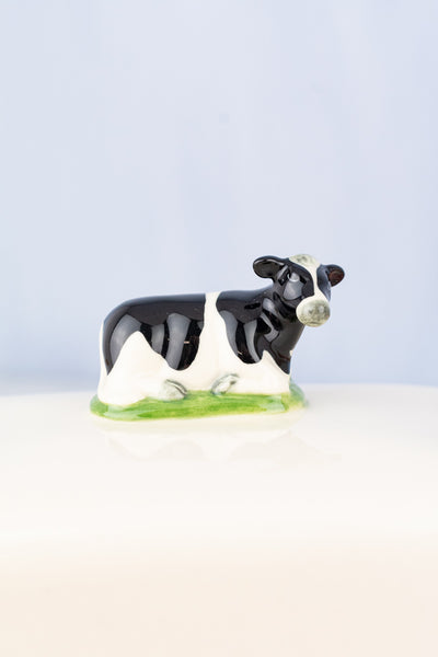 Friesian Cow European Butter Dish