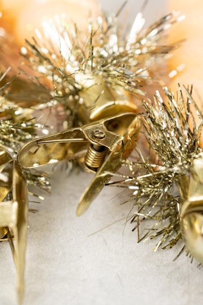 Glass Candle Clip Ornament - Set of 6