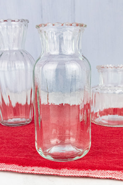 Glass Vases - Set of 3