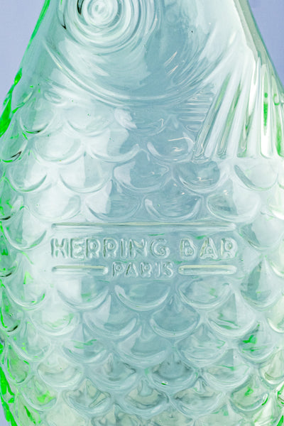 Green Glass Fish Carafe