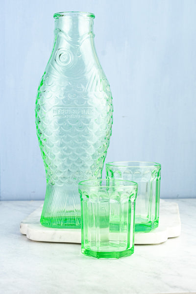 Green Glasses - Set of Two