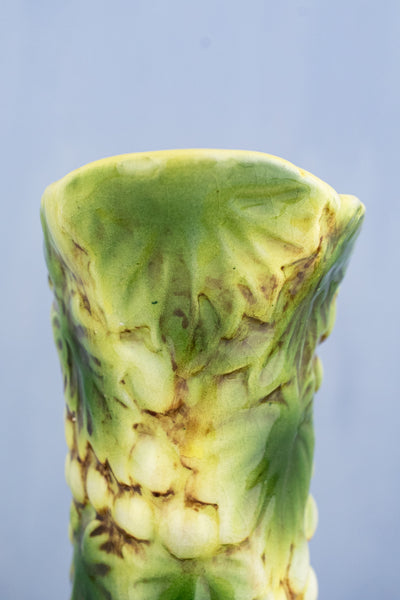 Green Grapes & Leaves Stoneware Pitcher