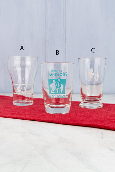 Vintage Howard Johnson's Restaurant Glass