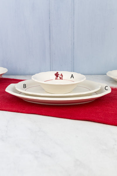 Vintage Howard Johnson's Restaurant Scalloped China