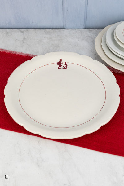 Vintage Howard Johnson's Round Scalloped Plate - Prices Vary