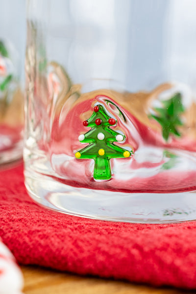 Holiday Cheer Rocks Glasses - Set of 2