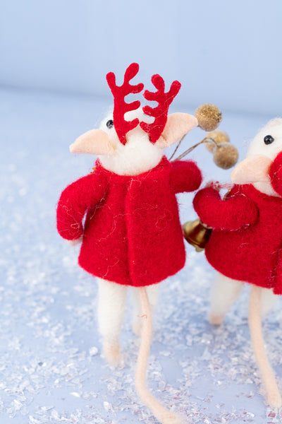 Holiday Joy Mouse Trio - Set of 3