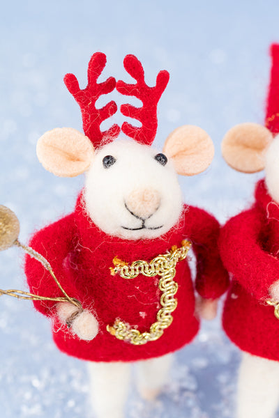 Holiday Joy Mouse Trio - Set of 3