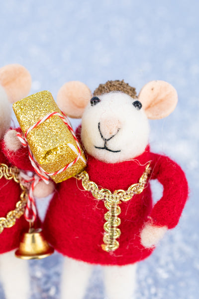 Holiday Joy Mouse Trio - Set of 3