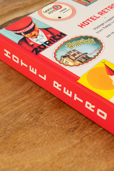 Hotel Retro: Vintage Luggage Labels Sticker Book