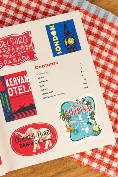 Hotel Retro: Vintage Luggage Labels Sticker Book