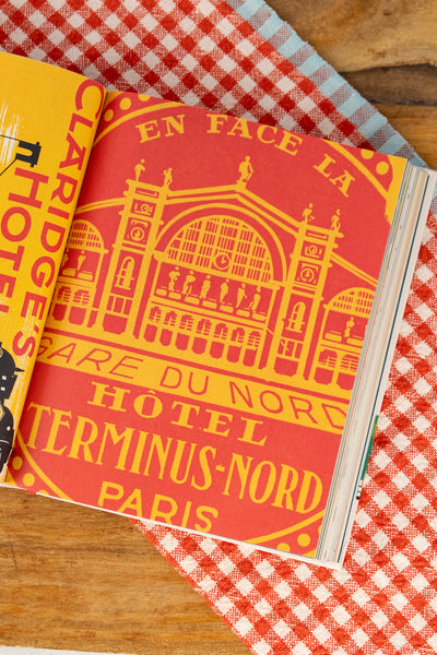 Hotel Retro: Vintage Luggage Labels Sticker Book
