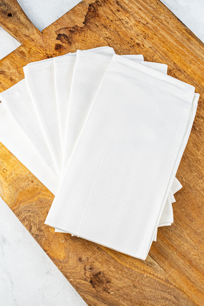Huck Border Hotel Napkins - Set of 6