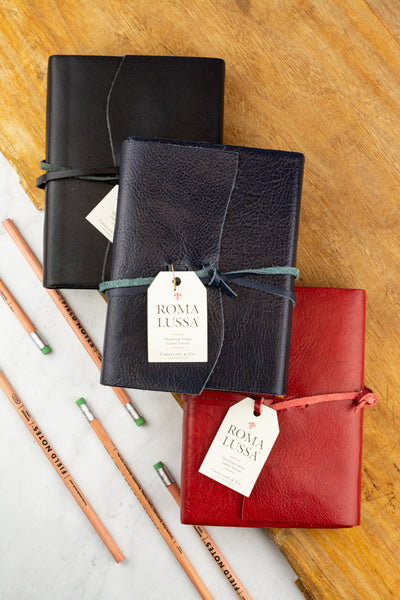 Italian Roma Lussa Leather Journal