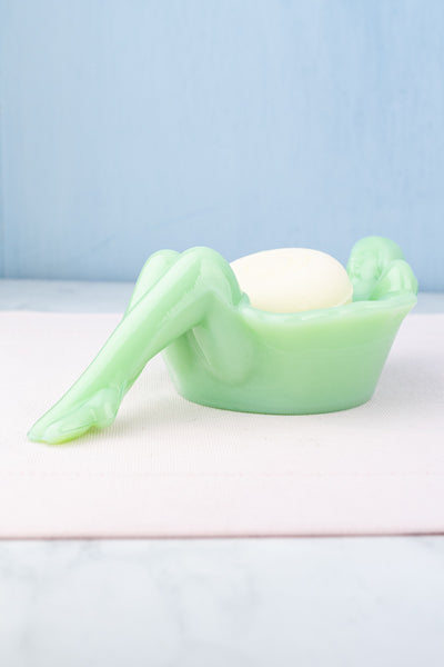 Jadeite Bathing Beauty Dish