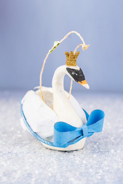 Joyeux Noël Swan Ornament