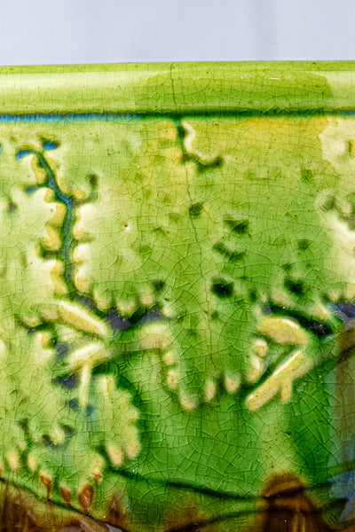 Antique McCoy Majolica Cachepot