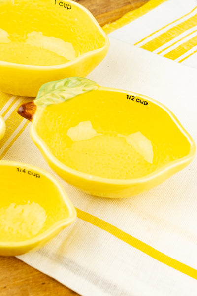 Lemon Measuring Cup Set