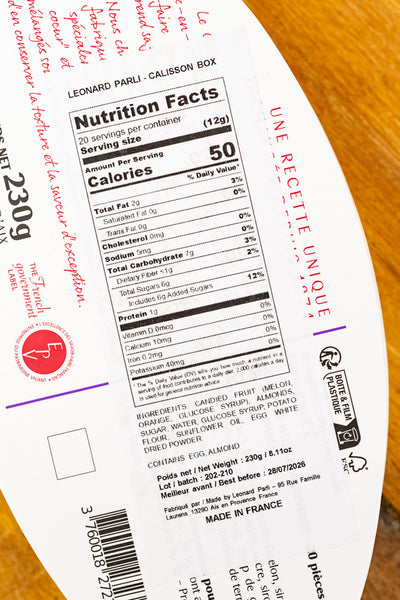 Léonard Parli French Calissons Gift Box