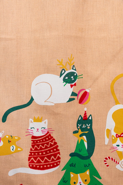 "Let it Meow!" Holiday Tea Towel