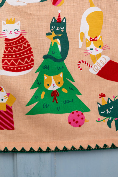 "Let it Meow!" Holiday Tea Towel