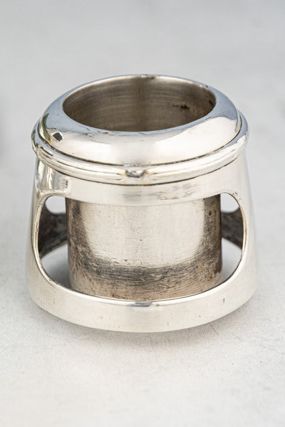 Antique English Silverplate Langham Hotel Match Stand