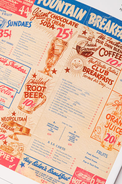 Menu Design in America Book