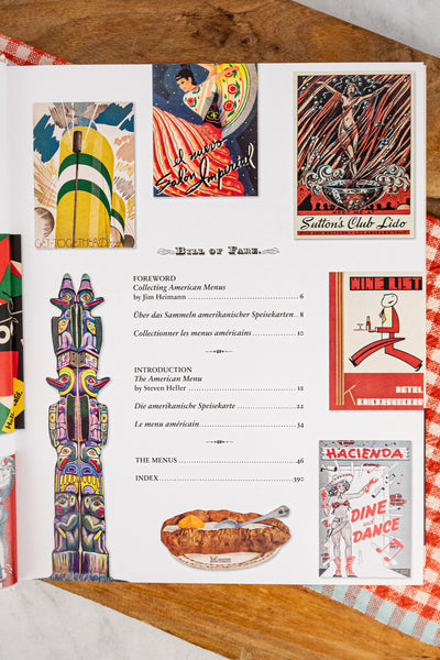 Menu Design in America Book