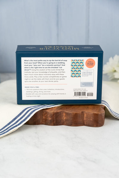 Mind Your Manners Trivia Game