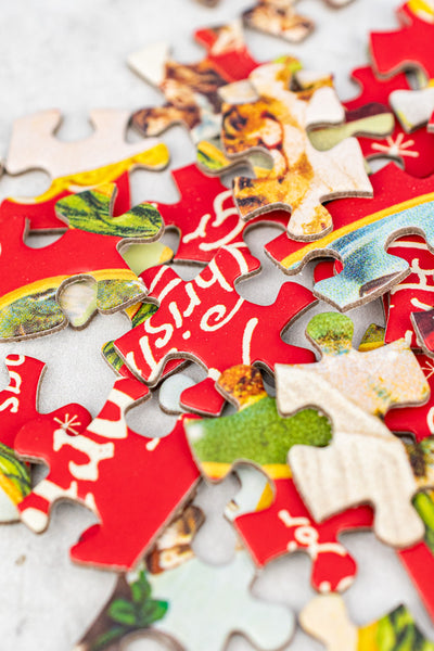 420-piece Cat Christmas Greetings Mini Jigsaw Puzzle