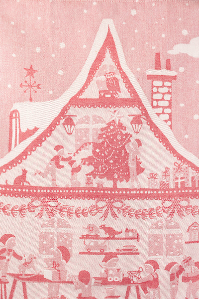 Moutet Santa's Workshop Tea Towel