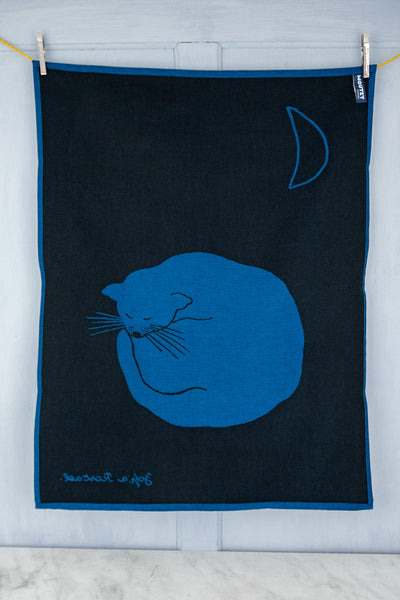 Moutet "Moon Cat" Tea Towel