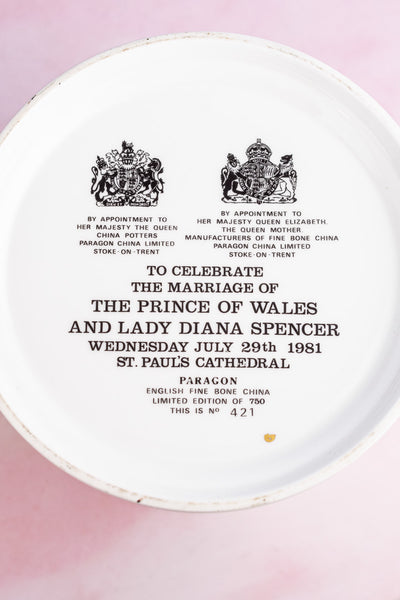 Vintage Limited Edition Royal Wedding Loving Cup